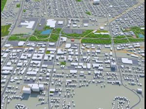 Rapid city south dakota 50km Modelo 3D