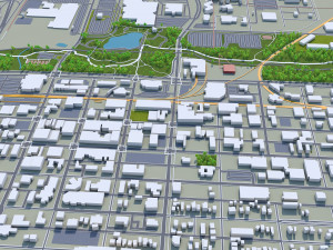 Rapid city south dakota 50km Modelo 3D
