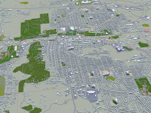 Rapid city south dakota 50km Modelo 3D