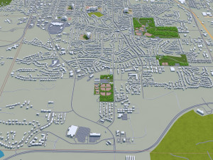 Rapid city south dakota 50km Modelo 3D