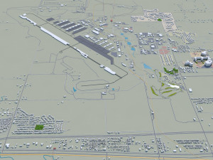 Rapid city south dakota 50km Modelo 3D