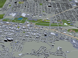 Rapid city south dakota 50km Modelo 3D