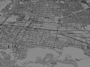 Rapid city south dakota 50km Modelo 3D