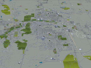 Rapid city south dakota 50km Modelo 3D