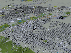 Rapid city south dakota 50km Modelo 3D
