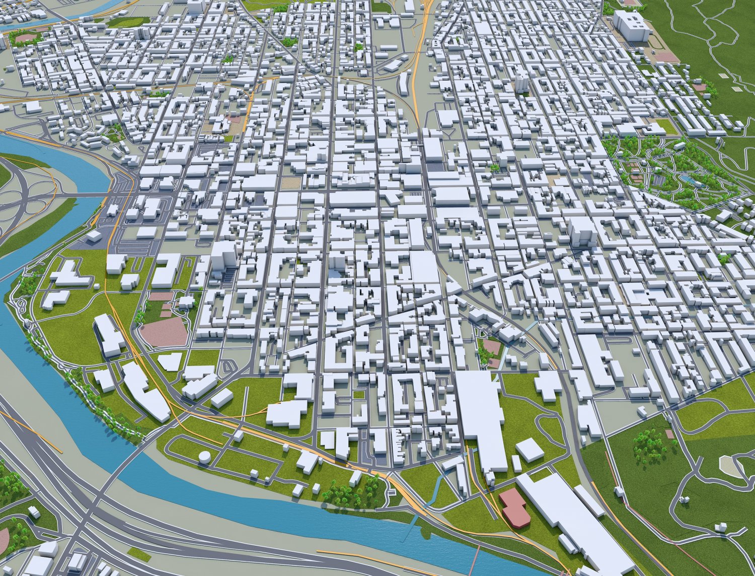 Reading city. Sydney City Layout.