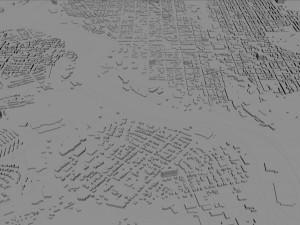 Reading city pennsylvania usa 30km Modelo 3D