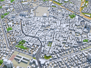 Reggio emilia city italy 30km 3D 모델