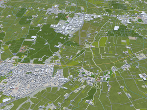 Reggio emilia city italy 30km 3D 모델