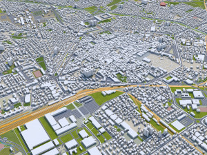 Reggio emilia city italy 30km 3D 모델