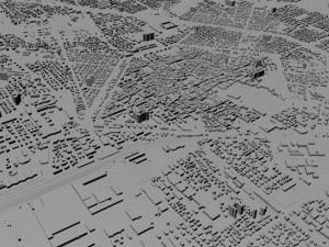 Reggio emilia city italy 30km 3D 모델