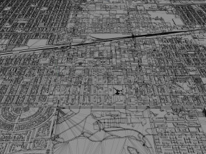 Regina city canada 30km Modelo 3D