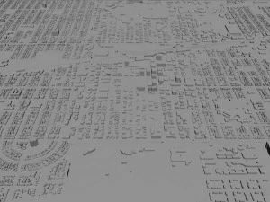 Regina city canada 30km 3D Model