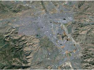 Reno city nevada usa 80km 3D Model