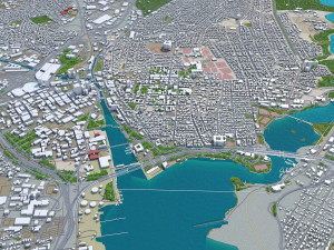 rhode city island usa 150km 3D Модель