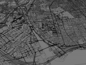 rhode city island usa 150km 3D Модель
