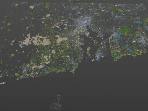 rhode city island usa 150km 3D Модель