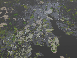 rhode city island usa 150km 3D Модель