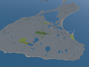 rhode city island usa 150km 3D Модель