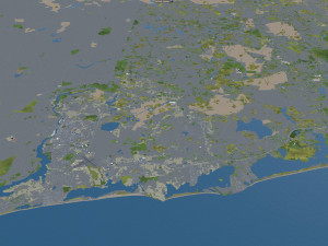 rhode city island usa 150km 3D Модель