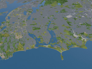 rhode city island usa 150km 3D Модель