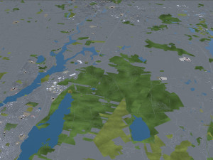 rhode city island usa 150km 3D Модель