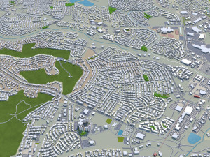 Rio rancho city new mexico 40km Model 3D