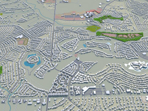 Rio rancho city new mexico 40km Model 3D