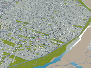 Rio rancho city new mexico 40km Model 3D