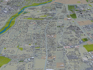 Rio rancho city new mexico 40km Model 3D