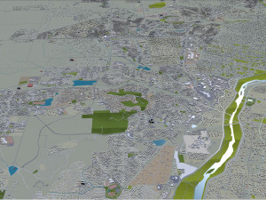 Rio rancho city new mexico 40km Model 3D