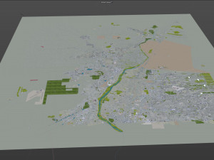 Rio rancho city new mexico 40km Model 3D
