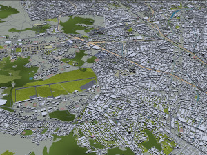 Rio de janeiro city brazil 80km 3D 모델