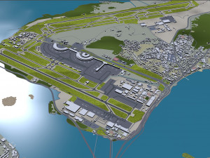 Rio de janeiro city brazil 80km 3D 모델