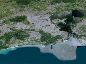Rio de janeiro city brazil 80km 3D 모델