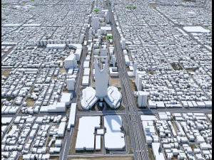 Riyadh city saudi arabia 120km 3D Model