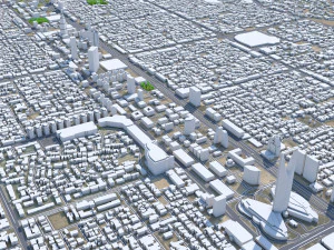 Riyadh city saudi arabia 120km 3D Model