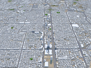 Riyadh city saudi arabia 120km 3D Model