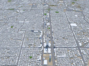 Riyadh city saudi arabia 120km 3D Model
