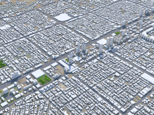Riyadh city saudi arabia 120km 3D Model