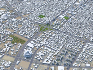 Riyadh city saudi arabia 120km 3D Model