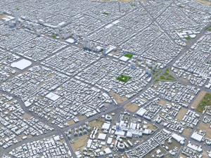 Riyadh city saudi arabia 120km 3D Model