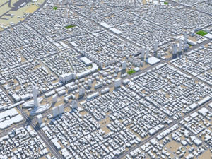 Riyadh city saudi arabia 120km 3D Model