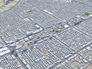 Riyadh city saudi arabia 120km 3D Model