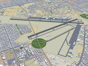 Riyadh city saudi arabia 120km 3D Model
