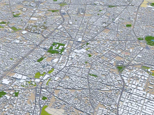 Riyadh city saudi arabia 120km 3D Model