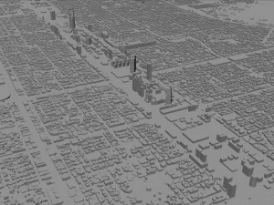 Riyadh city saudi arabia 120km 3D Model