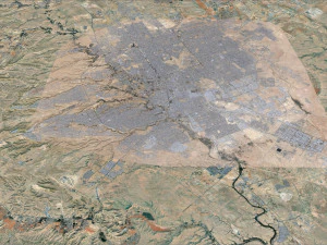 Riyadh city saudi arabia 120km 3D Model