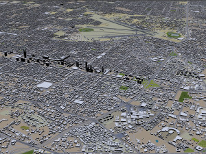 Riyadh city saudi arabia 120km 3D Model
