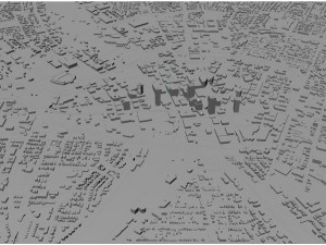 Rochester city new york united states 40km Modelo 3D